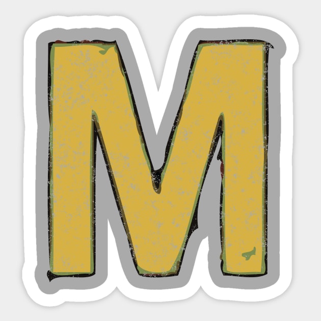 M is for Megatrip Sticker by Megatrip
